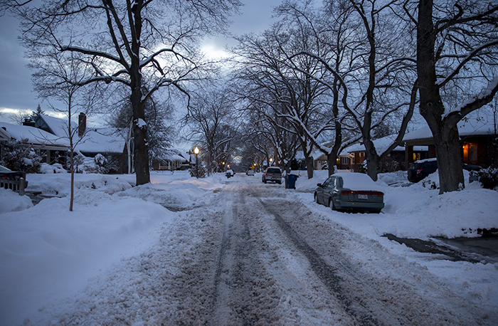 Snowy street