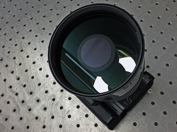 500mm lens front