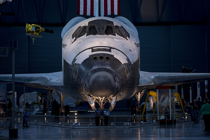 Shuttle Discovery front